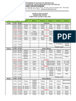 Jadwal Perubahan (Genap)