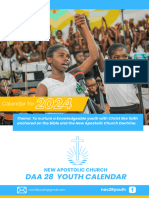 2024 Calendar of Youth Activties - DAA 28