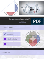 Introduction To Mechatronics FMD401 Week 5