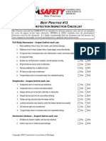 Fall Protection Inspection Checklist 1