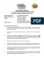 Borang & Syarat Penyertaan Futsal Liga Sukan Uniti Keluarga Malaysia 2022 (Edit)