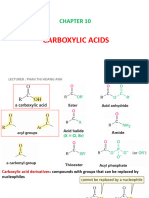Chapter 10 - Carboxilic Acids 2022