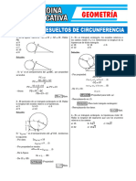 Ejercicios Resueltos de Circunferencia