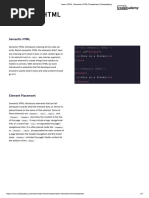 Learn HTML - Semantic HTML Cheatsheet - Codecademy