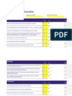 HR Data Quality Checklist