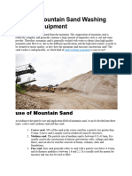 Custom Mountain Sand Washing Plant & Equipment