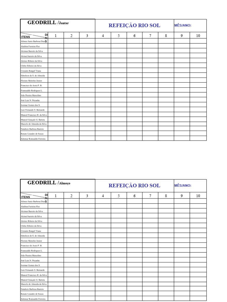 Cheque List Motor e Bomba 2011 | PDF