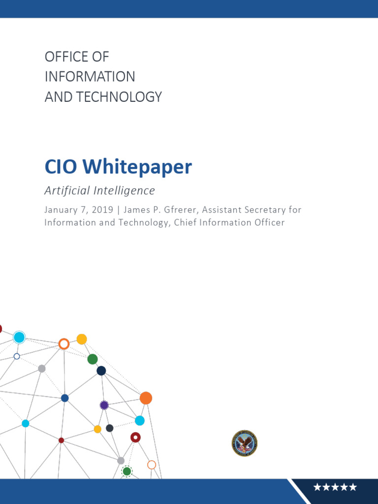 Cio White Paper Artificial Intelligence PDF Opioid Use Disorder