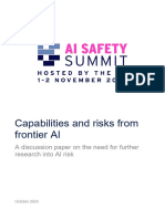 Frontier Ai Capabilities Risks Report