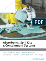 Oil Technics Absorbents Spill Kits Containment Systems E