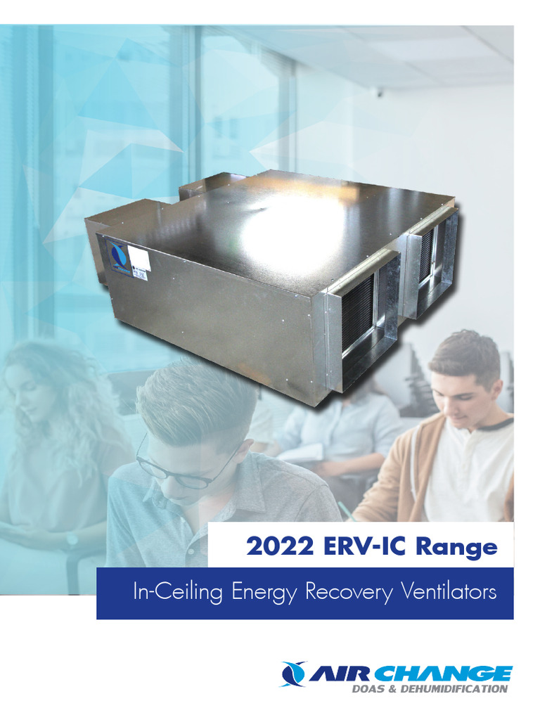 In-Ceiling ERV Solutions Overview | PDF | Home Appliance | Temperature