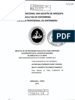 Ru - JSSCJ.: Universidad Nacional San Agustín de Arequipa Facul Tao de Enfermería Escuela Profesional de Enfermería