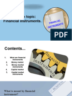 Financial Instruments Presentation