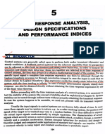 Time Response Analysis, Performance Indices