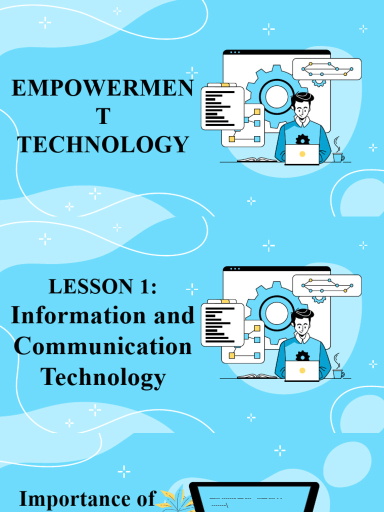 Empowerment Technologies - Ict | PDF | World Wide Web | Internet & Web