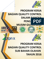 PROGRAM KERJA QA