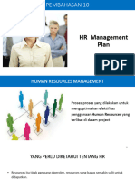 Pembahasan 10 HR Mangement Plan