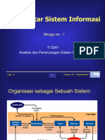 APSI 1 2005 - Pengantar Sistem Informasi