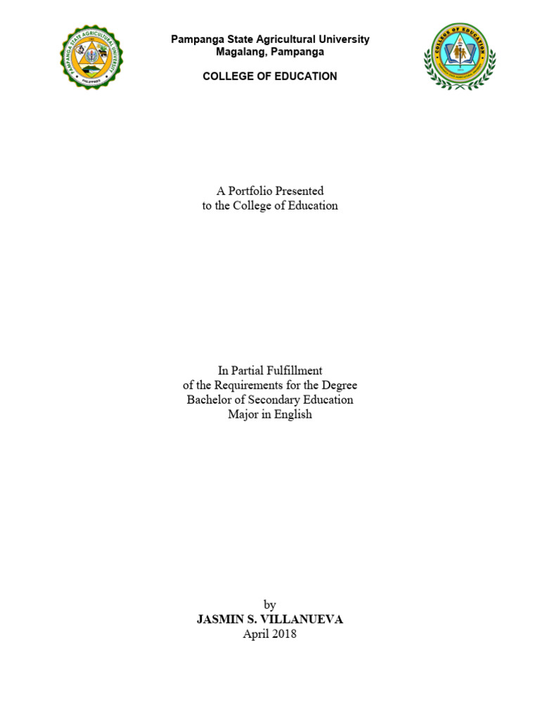 Portfolio Template | PDF | Teachers | Schools