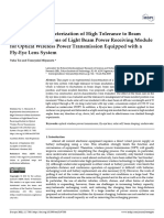 Experimental Characterization of High Tolerance To