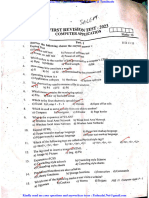 11th Computer Applications EM 1st Revision Exam 2023 Original Question Paper Salem District English Medium PDF Download