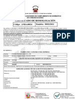 Certificado de Homologación: ANRA48824 Código: 08/02/2021 Emisión