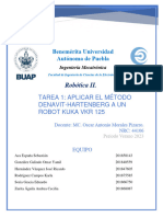 Tarea 1 - Robótica II - Metodología de DH en El Robot VKR125-1