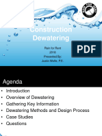 Dewatering We Point Layout