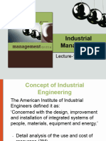 Lecture-01 Basics of Industrial Management