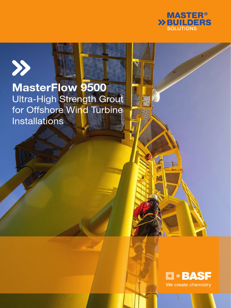 MasterFlow 9500 for Offshore Wind Turbines | PDF | Strength Of ...