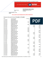 Kotak Loan Account Statement