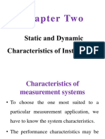 Chapter Two Static and Dynamic Characteristics of instruments@ASTU