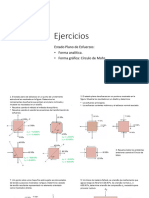 Ejercicios Estado Plano Esfuerzos