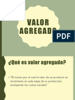 Unidad 5 - Valor Agregado - Resumen