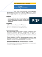 Unidad 4 - Procesos Agroindustriales - Planificación