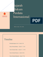 Sejarah Hukum Perdata Internasional