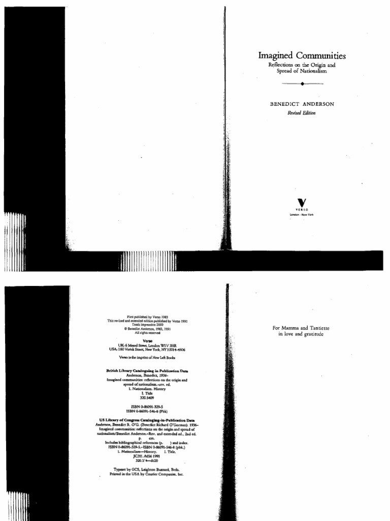 Imagined Communities Cultural Roots | PDF