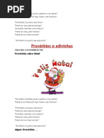 adivinhas e proverbios