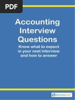 Accounting Interview Questions Answers