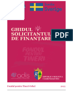 Ghidul Solicitantului de Finantare 2023