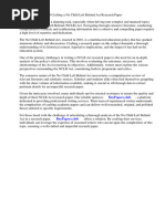 No Child Left Behind Act Research Paper