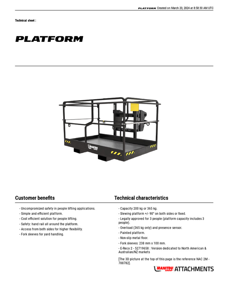 Platform | PDF | Manufactured Goods