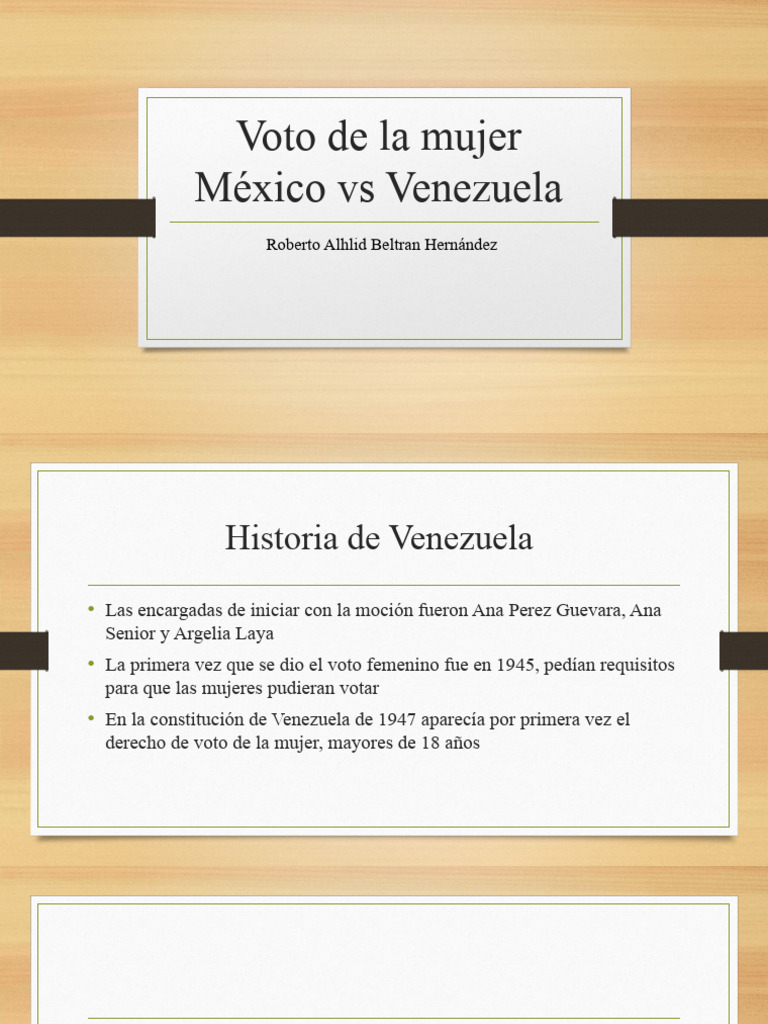 Voto de La Mujer 2 | PDF