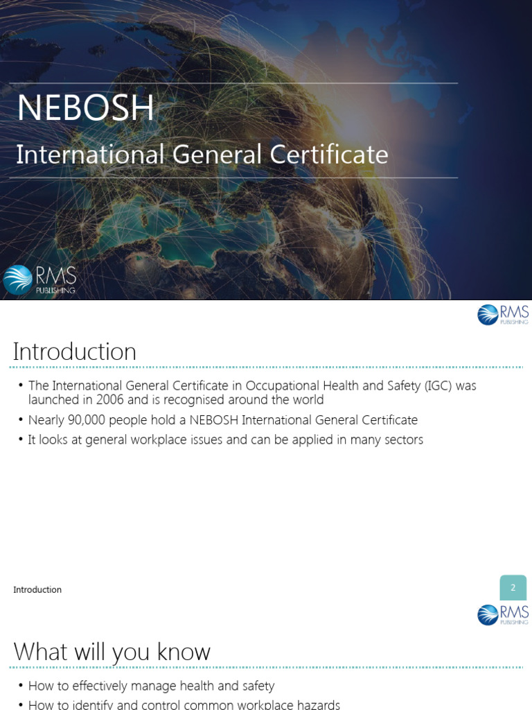 NEBOSH International General Certificate Guide | PDF | Occupational ...