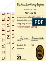 Cea Certificate Yousuf