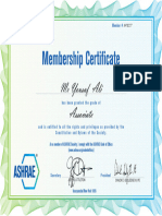 Membership Certificate