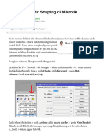 QoS Dan Traffic Shaping Di Mikrotik