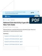 National Grid Electricity & Gas Bill Example in New York State - CallMePower