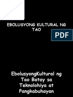 Ebolusyong Kultural