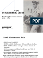 M Jasin Kepahlawanan Periode 1945 - 1950